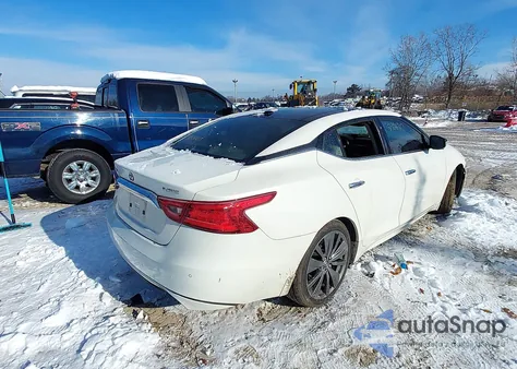 2016 Nissan Maxima 3.5 Platinum z USA, uszkodzony, nr VIN 1N4AA6AP0GC386353